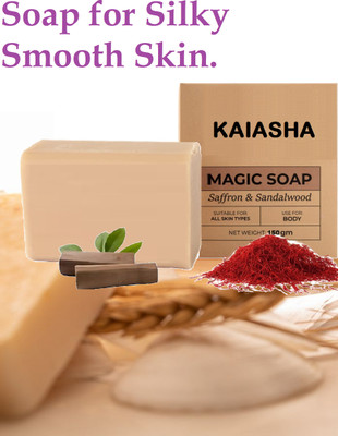 KAIASHA Saffron for Moisturizing Soap For Combination Dry Skin A Paraben-Free(150 g)