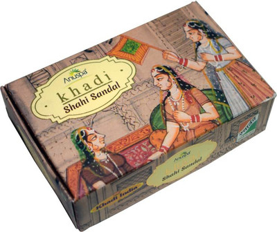 Anuspa Shahi Sandal Soap soothes the
skin,Pack of 3,125Gm Each(125gm X 3)(3 x 125 g)