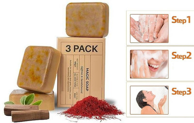 sheny soft safflon and sandalwood hand made soap tan removal soap(150 g)