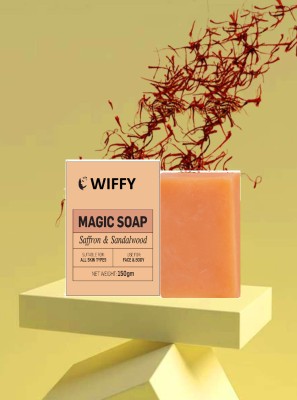 Wiffy Fresh Skin Sandalwood & Saffron Bathing Soap with Nourishing(150 g)