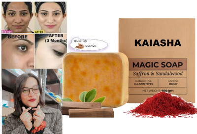 KAIASHA handmade soap magic soap Face Soap For All Skin Types(150 g)
