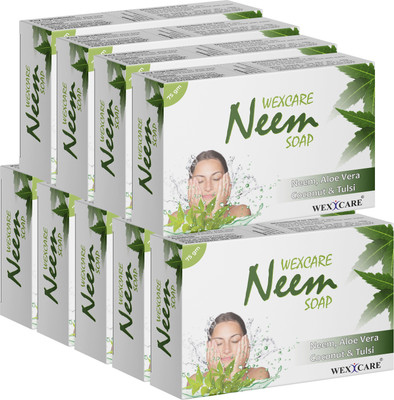 wexcare Neem soap with tulsi,(9 x 75 g)