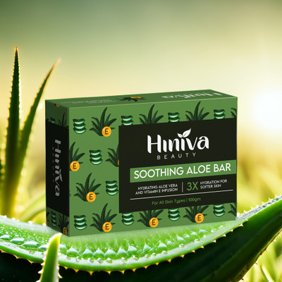 Hiniva Beauty Aloe Vera Soap for Deep Skin Hydration & Glow AS 8.305(100 g)