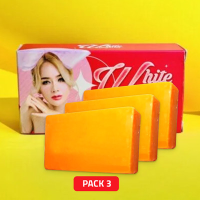 UUQUU WHITE AURA Carrot Radiance Soap – Miracle Care for Freckled Skin(3 x 100 g)