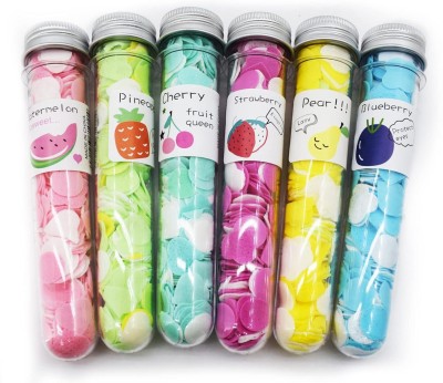 SHIVAY GROUPS Disposable Mini PaperSoap in Flavour Design TubeShapeBottle for Travel(Set of 6)(6 x 1.67 g)