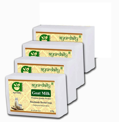 Ayurdaily Natural Goat Milk Soap(4 x 125 g)