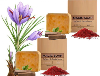 AGLEY Magic soap Sandalwood Soap for Healthy, Hydrated,(2 x 150 g)
