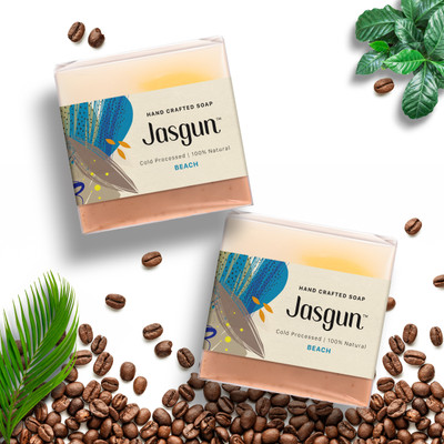 jasgun Beach Cold Processed Soap,120 gm pack of 2(2 x 120 g)