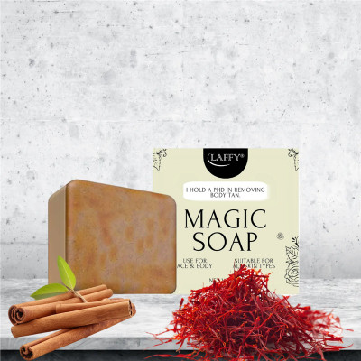 LAFFY Royal Glow Soap – With Saffron, Sandalwood & Multani Mitti(100 g)