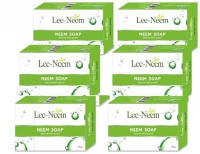 Lee Neem Anti Bacterial Neem Soap 75 gm (Pack of 6)(6 x 75 g)