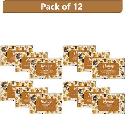 7THAJMA Honey Herbal Soap – Nourish, Hydrate & Reveal Radiant Skin Naturally(12 x 75 g)