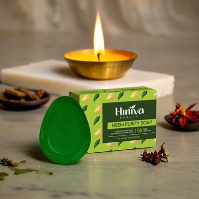 Hiniva Beauty Purifying Neem Luxury Soap – Natural Cleanse with Spa-Richness & Glow N-55.449(2 x 100 g)