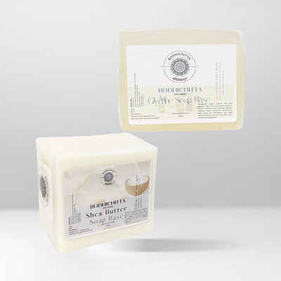Bodhichitta Ultra Clear Transparent Glycerin & Shea Butter Soap Base Combo for Soap Making(2 x 250 g)