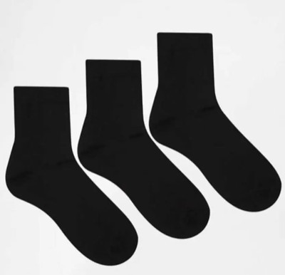 Suprix Unisex Solid Ankle Length, Peds/Footie/No-Show, Low Cut(Pack of 3)