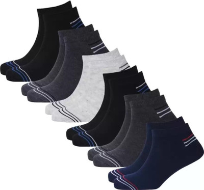 SOCOLOCO Unisex Self Design Ankle Length(Pack of 6)