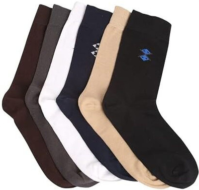PALMLON Men Solid Calf Length(Pack of 10)