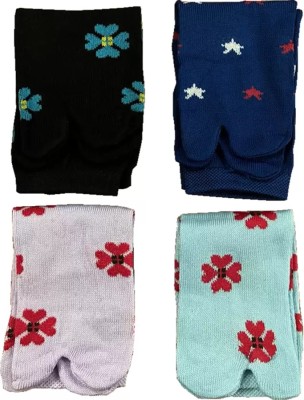 Tahiro Girls Printed Ankle Length(Pack of 4)