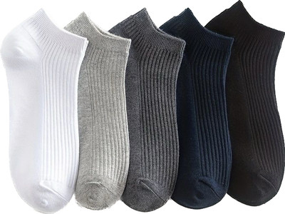 FABLOID Men & Women Solid, Striped Ankle Length(Pack of 5)