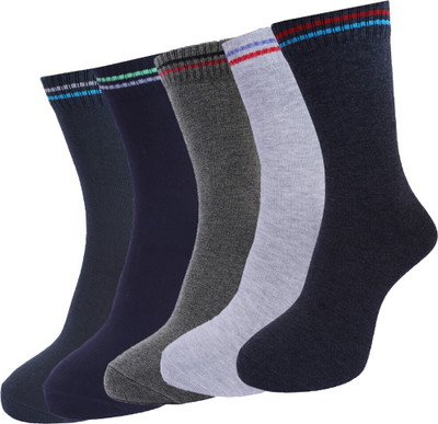 Dollar Men Striped Calf Length(Pack of 5)