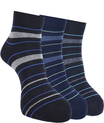 Force NXT Men Self Design Ankle Length(Pack of 3)