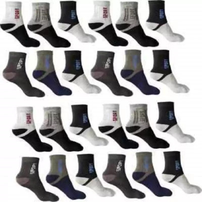DUETMI Men & Women Ankle Length(Pack of 12)