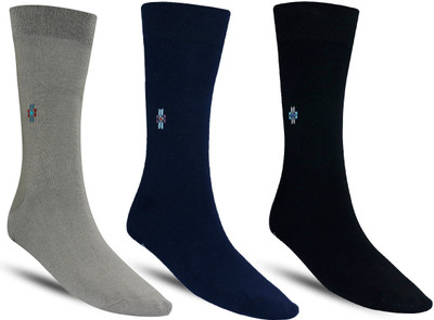 Dollar Men Solid Calf Length(Pack of 3)
