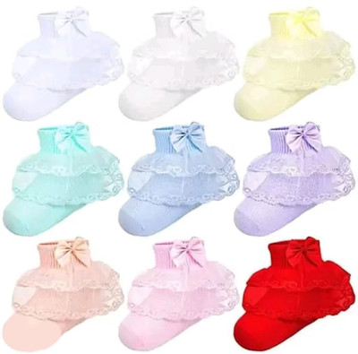 HouseOfCommon Baby Boys & Baby Girls Solid Calf Length(Pack of 4)