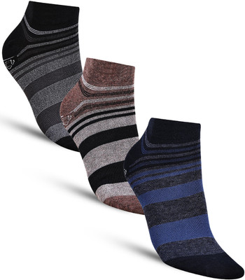Dollar Men Striped Ankle Length(Pack of 3)
