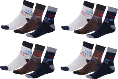 AKsells Men & Women Self Design Ankle Length(Pack of 12)