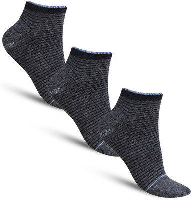 Dollar Men Striped Mid-Calf/Crew(Pack of 3)