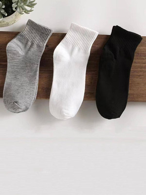 BASKESTHIP Men & Women Solid Ankle Length(Pack of 3)