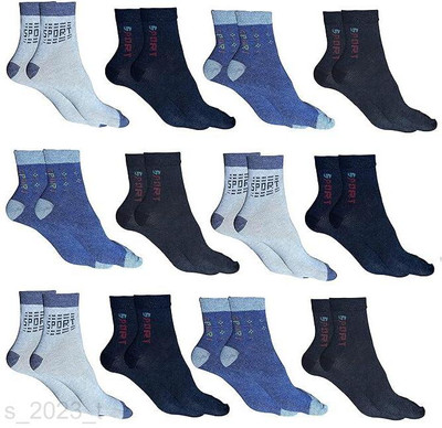 Men Ankle Length, Mid-Calf/Crew
