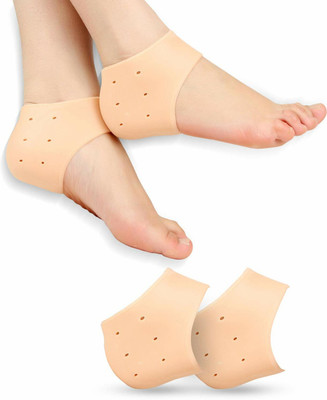 Ruby Anti Crack Full Silicon Heel Pads Heel Socks Pain Relief Heel Support