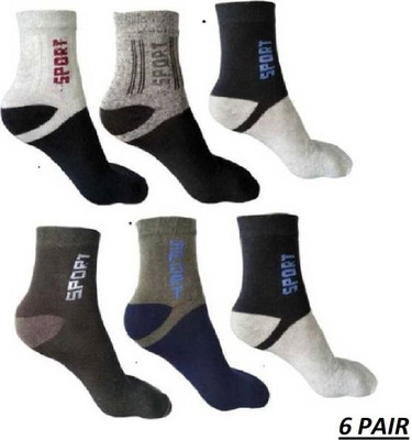 orrery Men & Women Color Block Ankle Length(Pack of 6)