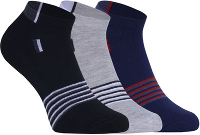 USOXO Men Striped Ankle Length(Pack of 3)