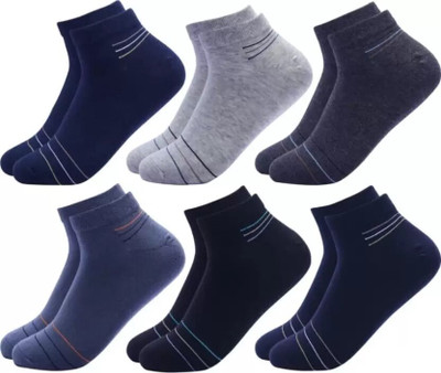 VKXPCHI Men & Women Solid Ankle Length(Pack of 6)