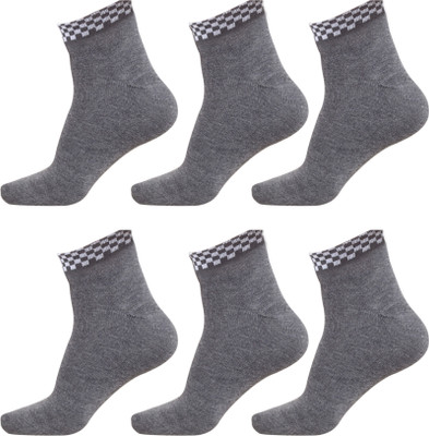 FABLOID Men & Women Solid Ankle Length(Pack of 6)