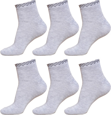 FABLOID Men & Women Solid Ankle Length(Pack of 6)