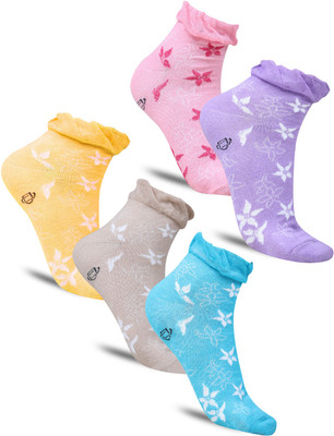 Dollar Women Self Design Ankle Length(Pack of 5)