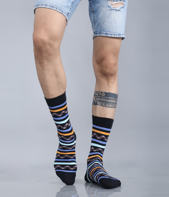 Dollar Men Striped Calf Length(Pack of 5)