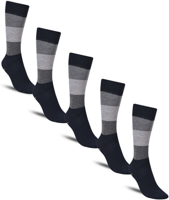 Dollar Men Striped Calf Length(Pack of 5)
