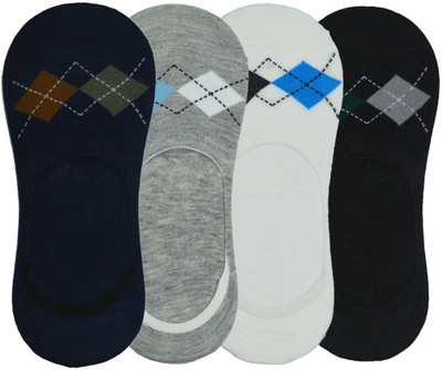 ME Stores Men & Women Printed Peds/Footie/No-Show(Pack of 4)