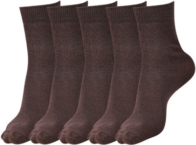 Dollar Boys & Girls Solid, Self Design Calf Length(Pack of 5)
