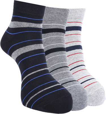 Force NXT Men Striped Ankle Length(Pack of 3)