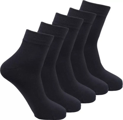 Tahiro Men Solid Ankle Length(Pack of 5)
