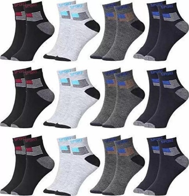 Men Ankle Length, Mid-Calf/Crew