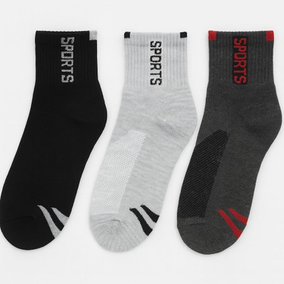 OBAMA Men Solid, Self Design Ankle Length(Pack of 3)