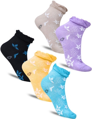 Dollar Women Self Design Ankle Length(Pack of 5)