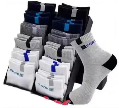 KALKA HOSIERY Men Printed Ankle Length(Pack of 5)