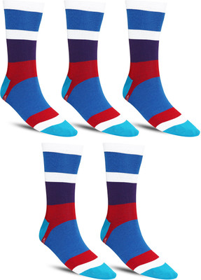 Dollar Men Striped Calf Length(Pack of 5)